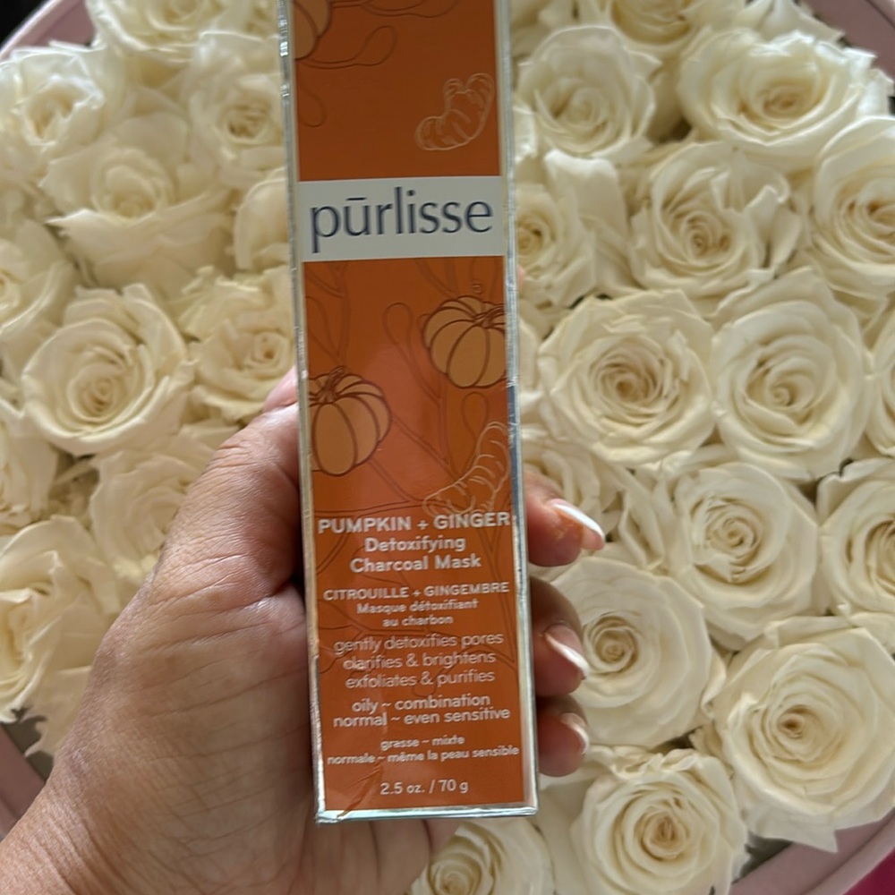 Purlisse pumpkin +ginger Detoxifying Charcoal mask